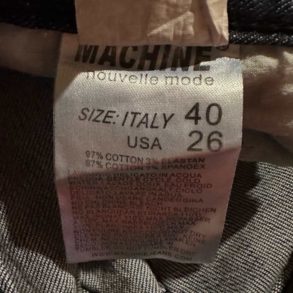 Machine Distressed Skinny Jeans - Picture 3 of 4